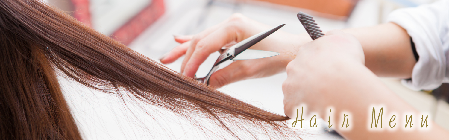 ヘアーメニュー表 ヘアーサロン ヘッドスパ Hair G ヘアーグラン
